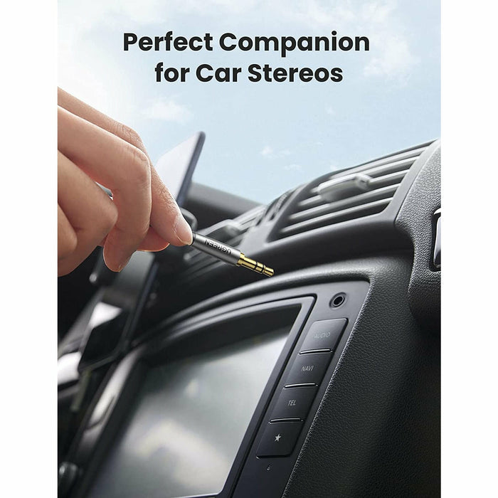 3.5mm audio cable braided male end to stereo auxiliary Aux jack line... UGREEN-brands-world.ca