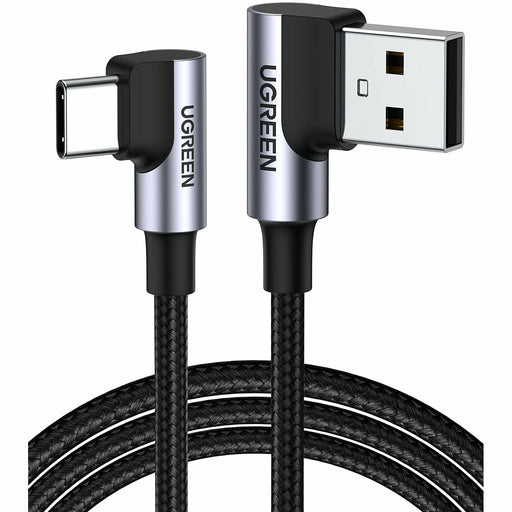 USB C cable right angle Type C fast charging 90 6 feet, white UGREEN-brands-world.ca