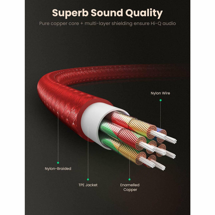 Suitable for iPhone MFi certified lightning to 3.5mm headset adapter... UGREEN-brands-world.ca