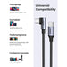 USB C to C cable right angle 90 degrees Type C fast 10 feet UGREEN-brands-world.ca