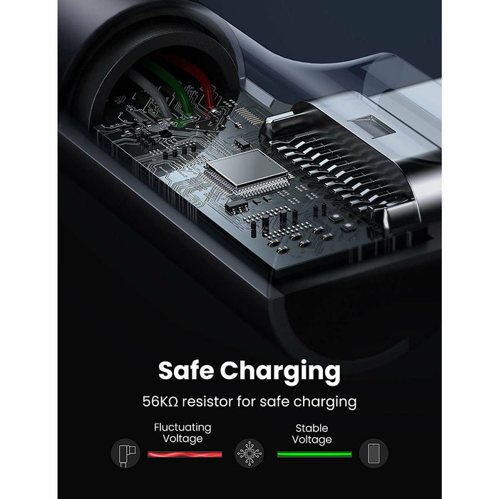 USB C Cable Right Angle 90 Degree Nylon Braid Type C 6 Feet UGREEN-brands-world.ca