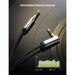 audio cable 3.5 mm auxiliary stereo male to 1.5 feet, black UGREEN-brands-world.ca