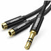 headphone splitter nylon braided 3.5mm audio Y headphone... UGREEN-brands-world.ca