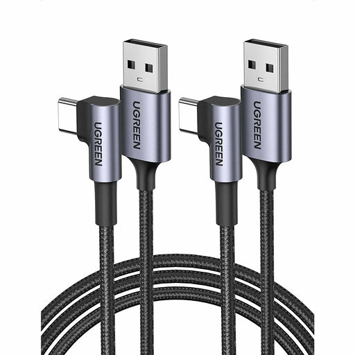 USB C cable 90 degree 2 pack Type C fast charger cable right angle 6 feet UGREEN-brands-world.ca