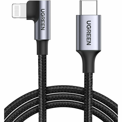 USB C to Lightning Cable Right Angle 90 Degree Braid [Apple MFi 6FT UGREEN-brands-world.ca