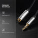 extension cable 3.5 mm male to female audio auxiliary 6.5 ft UGREEN-brands-world.ca