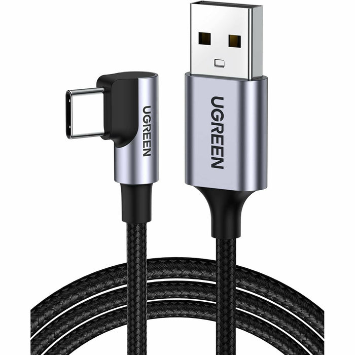 USB C Cable Right Angle 90 Degree Nylon Braid Type C 6 Feet UGREEN-brands-world.ca