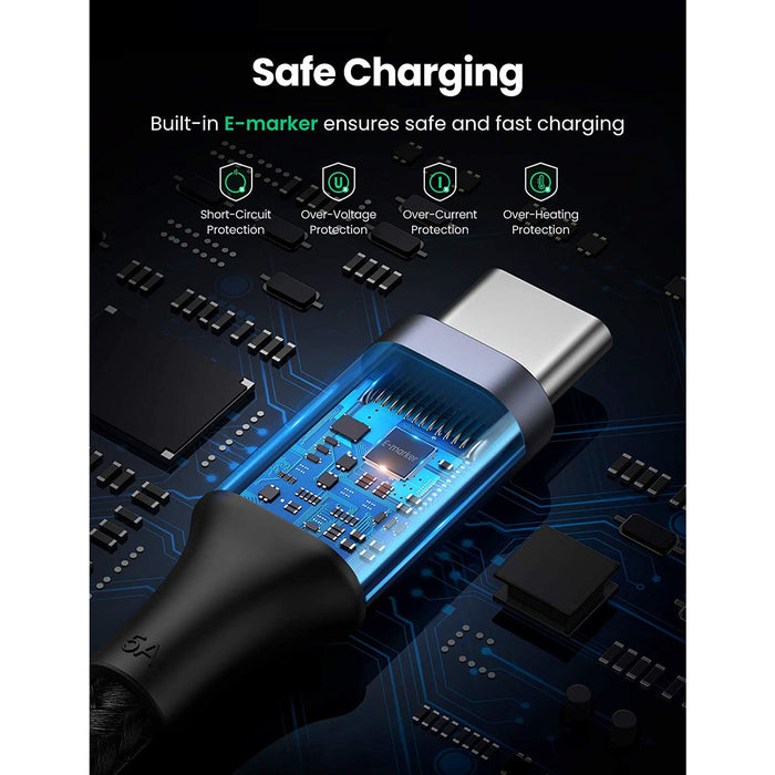 USB C to C cable 100W Type C power transmission fast charging cable 6 feet UGREEN-brands-world.ca