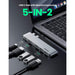 USB C hub for MacBook Pro 5 in 2 Type C to 4K HDMI, Thunderbolt silver UGREEN-brands-world.ca