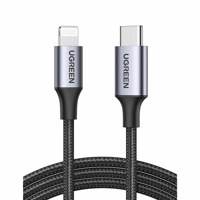 USB C to Lightning Cable Braided MFi Certified Type C Fast 6FT, Black UGREEN-brands-world.ca