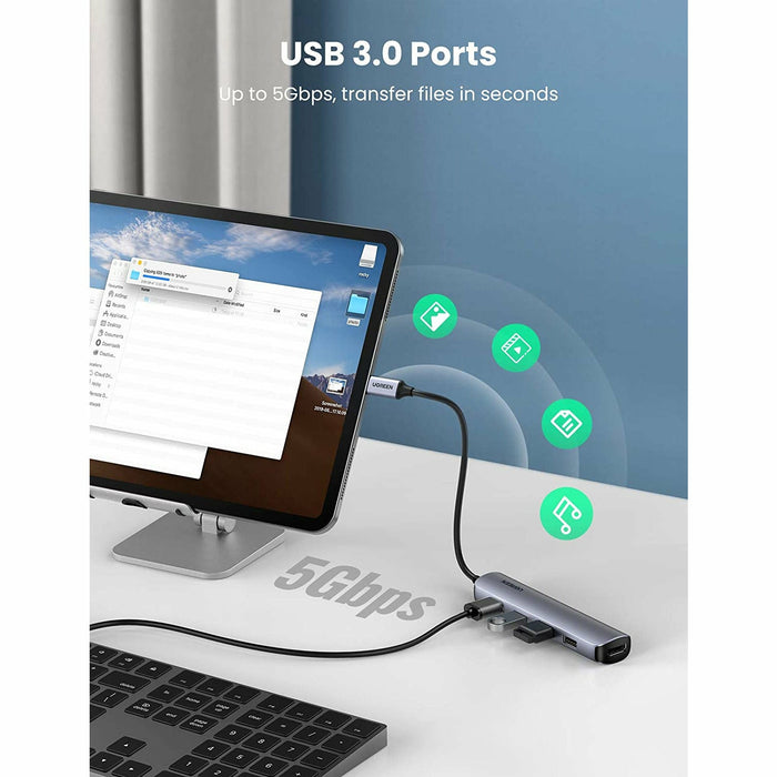 USB C hub HDMI 5-in-1 multi-port adapter Ultra Sim with 4 3.0... UGREEN-brands-world.ca