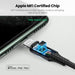 Audio Cable Lightning to 3.5mm Aux Apple MFi Certified Nylon 3FT UGREEN-brands-world.ca