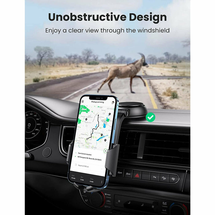 Dashboard Mobile Phone Holder Car Suction Cup Mount Waterfall Shape... UGREEN-brands-world.ca