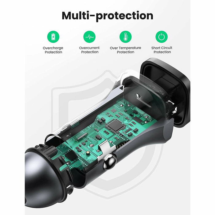 PD fast car charger, 20W USB C charger 3A charging car... UGREEN-brands-world.ca