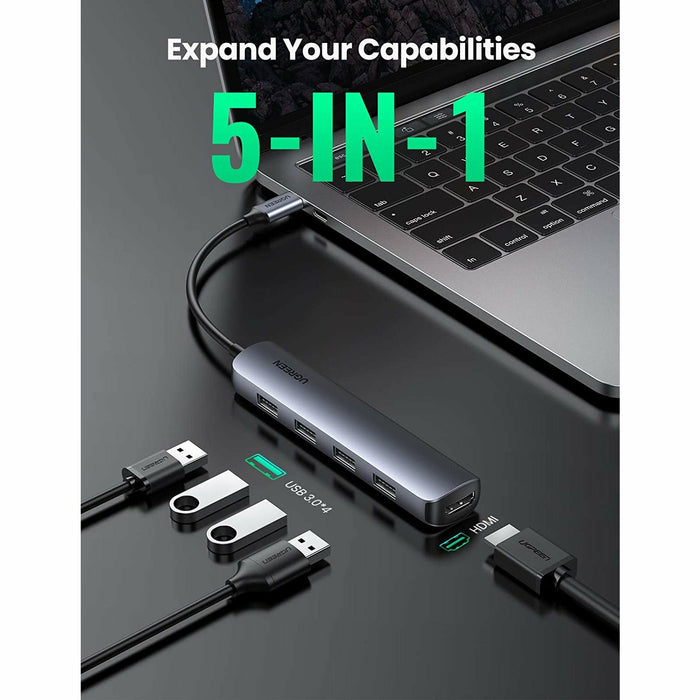 USB C hub HDMI 5-in-1 multi-port adapter Ultra Sim with 4 3.0... UGREEN-brands-world.ca