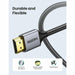 Micro HDMI to cable supports Ethernet 3D 4K and audio return,... UGREEN-brands-world.ca