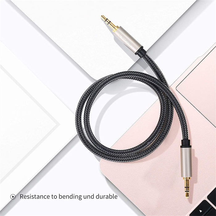 3.5mm audio cable professional HiFi revolution braided stereo 3 feet UGREEN-brands-world.ca