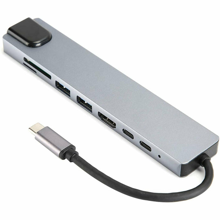 8 in 1 USB-C Hub Adapter Type-C Kabel naar 4K 60hz Converter Ethernet USB 3.0 USB C HUB Dock 1 in 8