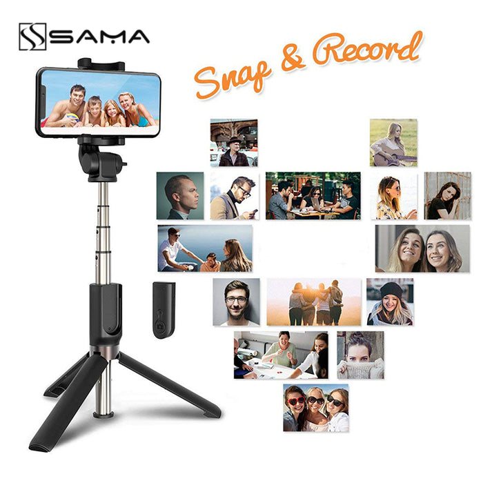 SAMA 3-in-1 Wireless Selfie Stick Tripod