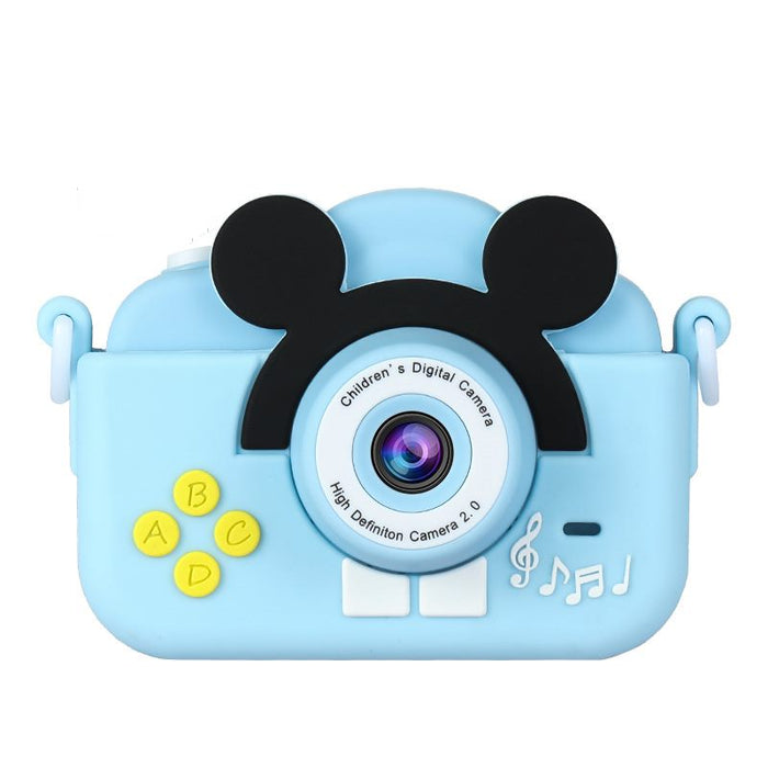 SAMA Blue Mini Cartoon Camera Toys 2.0 Inch 1080P HD Mickey Mouse