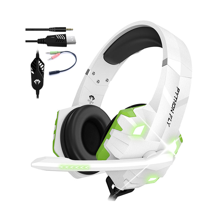 Gaming Headset G9000Max White with Noise Isolating 120° Adjustable Omnidirectional Mic 40mm Driver