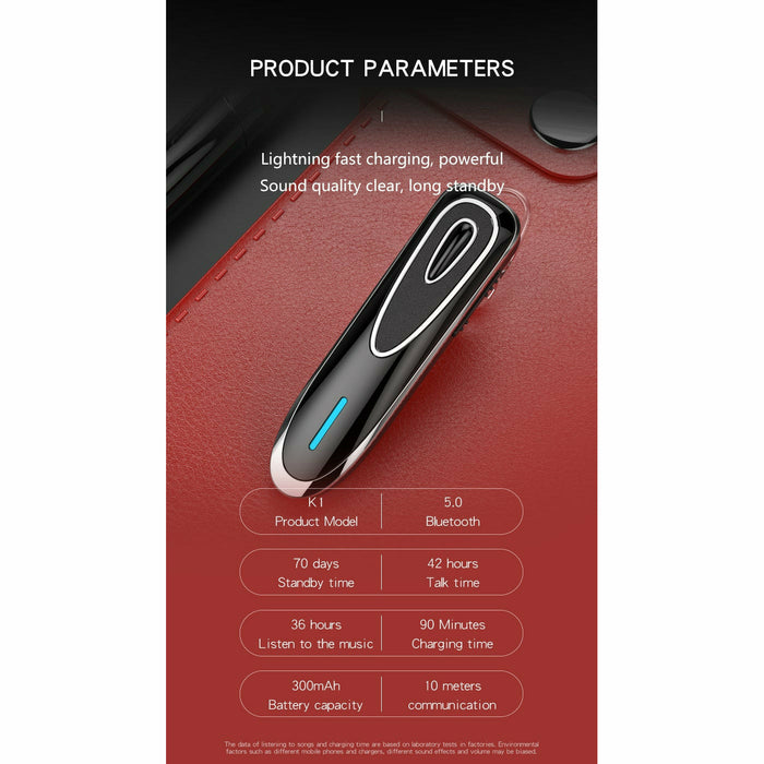 SAMA Business Single Earphone 36Hrs  for Driver Trucker
