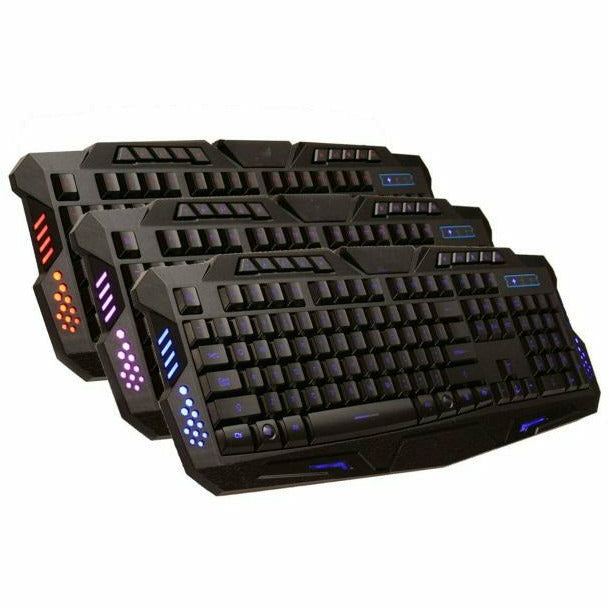 Gaming Wired Keyboard USB , Colors LED Backlit