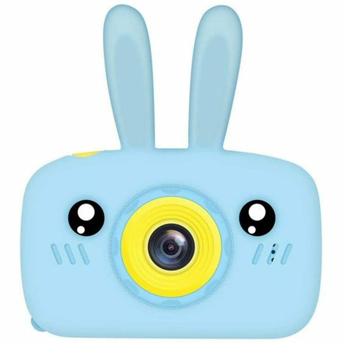 SAMA Kids Camera Blue  , Digital Video Camera Cartoon Toy 8.0mp Inch Hd Screen Rechargeable Shockproof
