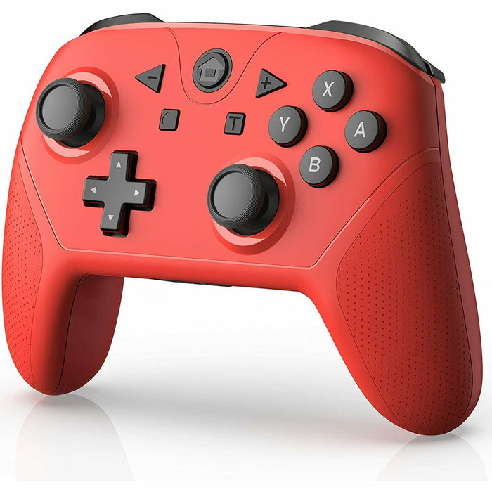 Wireless Controller for Switch/Switch Lite with NFC/Turbo/ 6 Gyro Axis/Dual Vibration-Red