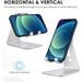 Adjustable Cell Phone Stand, OMOTON Aluminum Desktop Cellphone Stand Silver-Tablet & iPad Stands-OMOTON-brands-world.ca