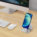 Adjustable Cell Phone Stand, OMOTON Aluminum Desktop Cellphone Stand Silver-Tablet & iPad Stands-OMOTON-brands-world.ca