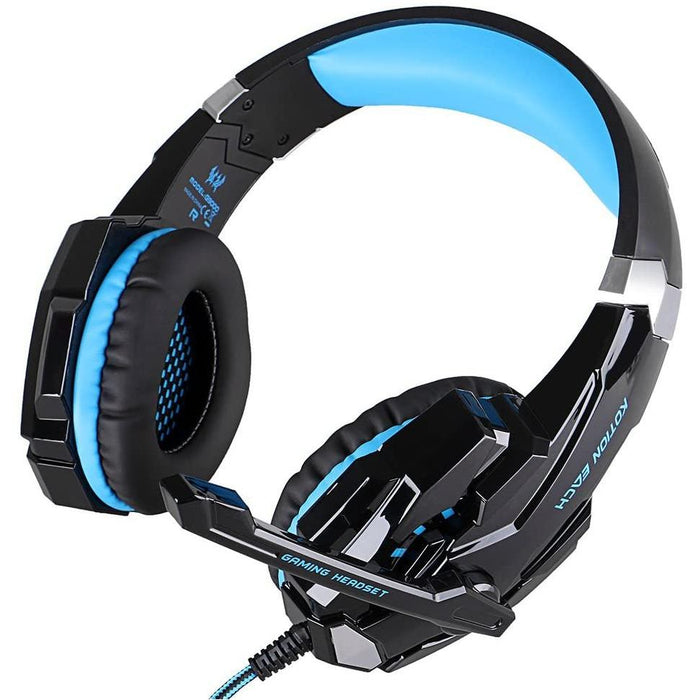 AFUNTA Gaming Headset for Playstation 4 PS4 New Xbox One Tablet PC 1, Blue-Gaming Headsets-AFUNTA-brands-world.ca