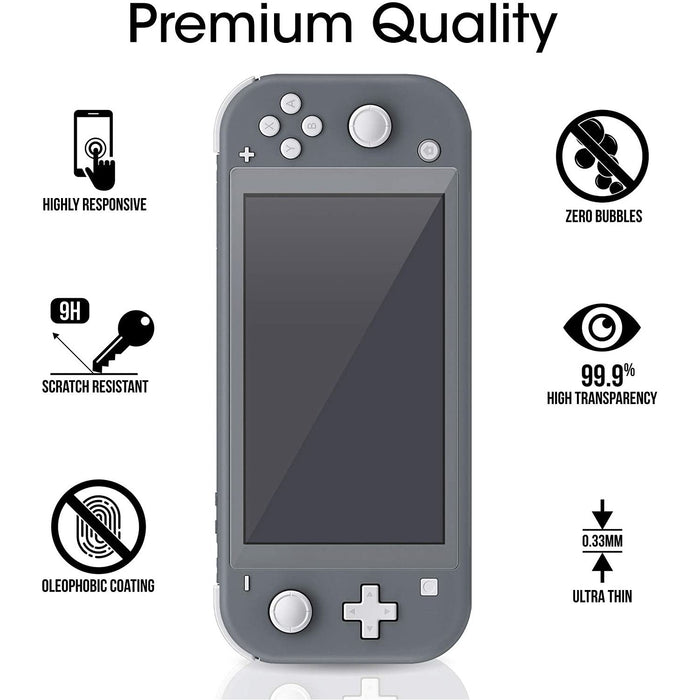 amFilm (3 Pack) Screen Protector for Nintendo Switch Lite (2019), Premium...-Nintendo Switch Skins, Faceplates & Cases-amFilm-brands-world.ca