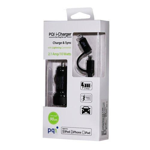 Apple Certified iPhone Lightning and Micro USB Universal Car Charger - Black-USB Car Chargers-PQI-brands-world.ca