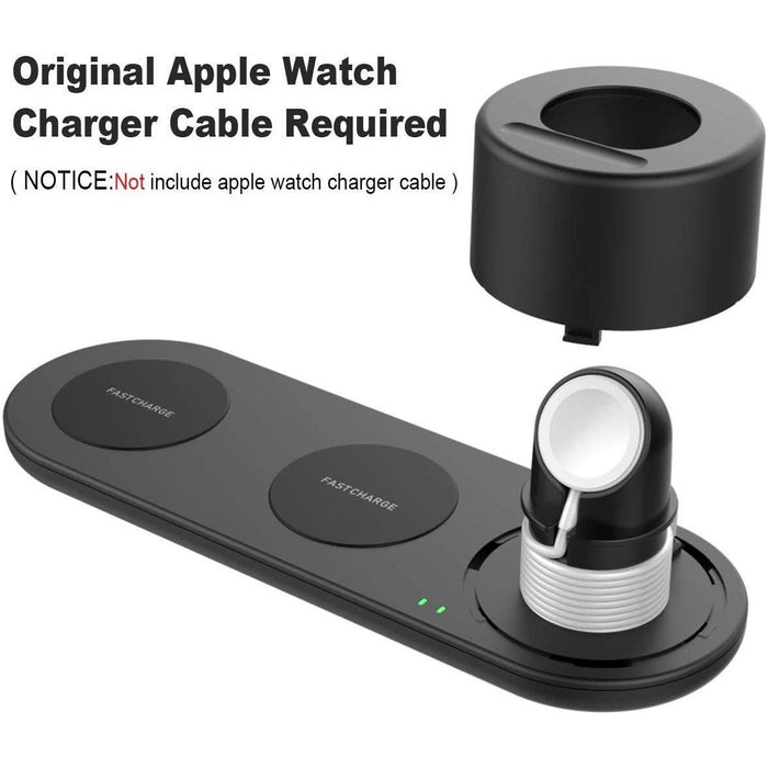 Aresh 3 in 1 Wireless Charger Compatible with Apple Watch Series...-Wireless Chargers-Aresh-brands-world.ca