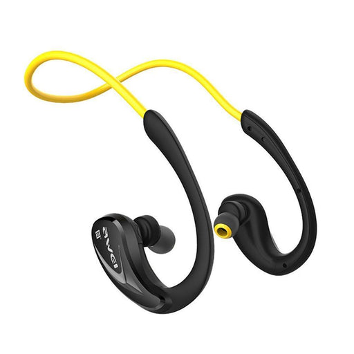 Awei A880BL Bluetooth Wireles sport edition yellow& Black-Bluetooth Headsets-Awei-brands-world.ca