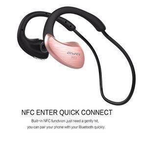 Awei A885BL Bluetooth Wireles sport edition Grey & Black-Bluetooth Headsets-Awei-brands-world.ca