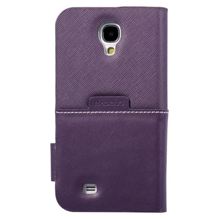BASEUS diary leather case samsung notepad srs galaxy g-s4 purple-Samsung Galaxy S4 Cases-Baseus-brands-world.ca