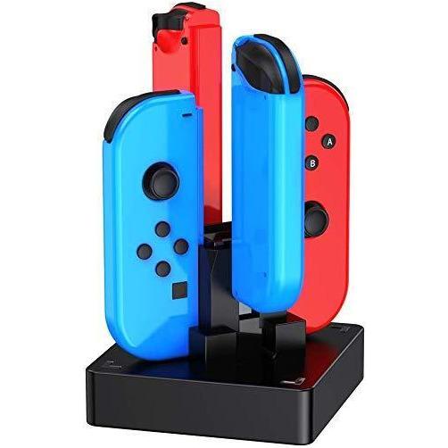 BENGOO Controller Charger Joy Con Compatible with Nintendo Switch, 4...-Nintendo Switch Power Cords & Charging Stations-Bengoo-brands-world.ca