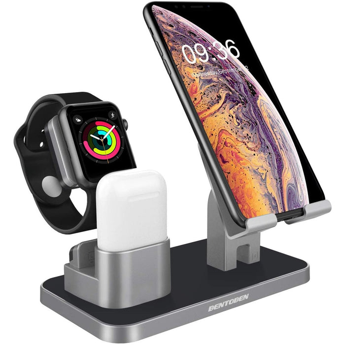 BENTOBEN Charging Dock Station, Compatible with Apple Watch Stand Airpods...-Wireless Chargers-BENTOBEN-brands-world.ca