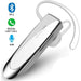 Bluetooth Earpiece Link Dream Wireless 4.2 Bluetooth Headset Driving Earphone with Noise Cancelling Microphone Handsfree-Bluetooth Headsets-Link Dream-White-brands-world.ca