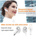 Bluetooth Earpiece- Wireless Headset Noise Cancelling with White-Bluetooth Headsets-Link Dream-brands-world.ca