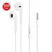 [Box 100] SAMA Earphone With Mic 3.5mm plug Compatible with Apple iPhone 6s 6 5s 5 4s 4, and all other android Devices-Earbuds & In-Ear Headphones-SAMA-brands-world.ca