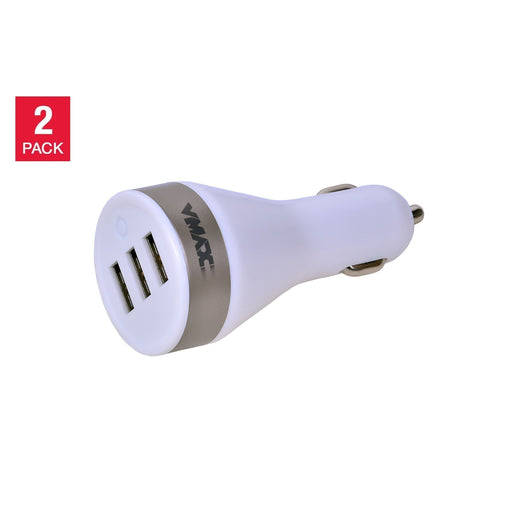 CAR CHARGER 3USB 4.8A-USB Car Chargers-V-MAX-brands-world.ca