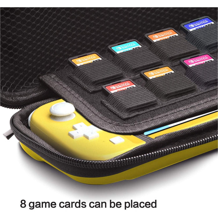 Carrying Case for Nintendo Switch Lite - Yellow-Nintendo Switch Skins, Faceplates & Cases-HEATFUN-brands-world.ca