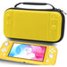 Carrying Case for Nintendo Switch Lite - Yellow-Nintendo Switch Skins, Faceplates & Cases-HEATFUN-brands-world.ca