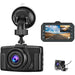 Dash Cam for Cars Front and Rear CHORTAU Dual 3 inch Dashcam Full...-Backup Cameras-CHORTAU-brands-world.ca