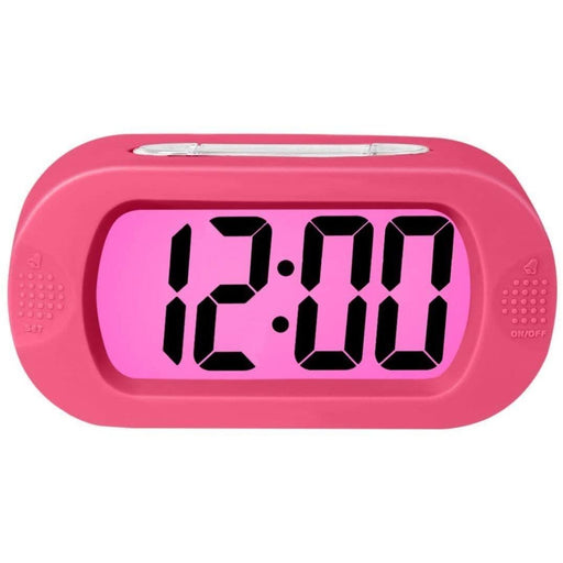 Digital Alarm Clock, Relime Upgraded Shockproof LCD Display Travel Clock Pink-Kids Alarm Clocks-Relime-brands-world.ca