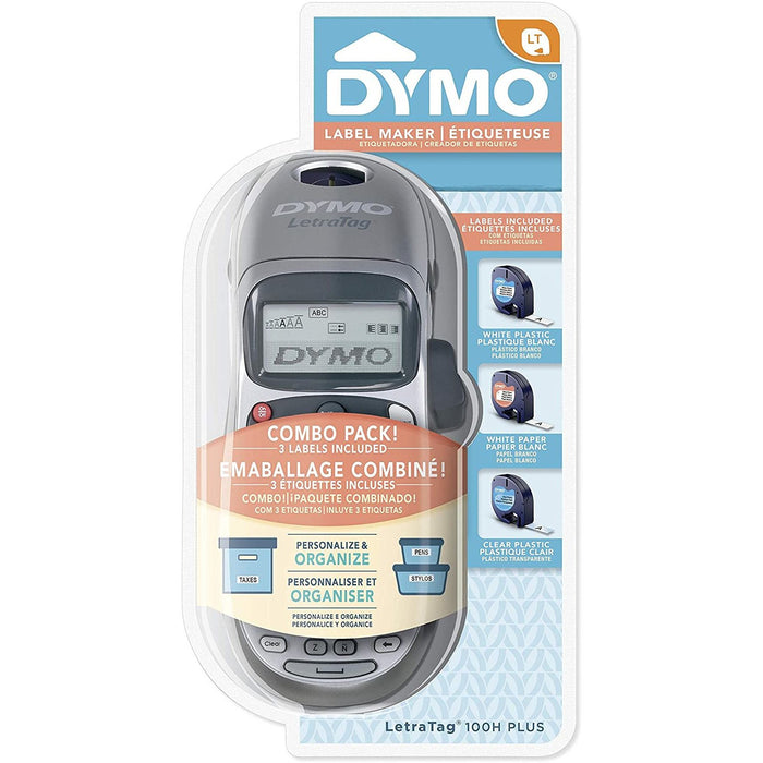 DYMO LetraTag LT-100H Plus Handheld Label Maker + 3 extra tapes-Label Printers-DYMO-brands-world.ca
