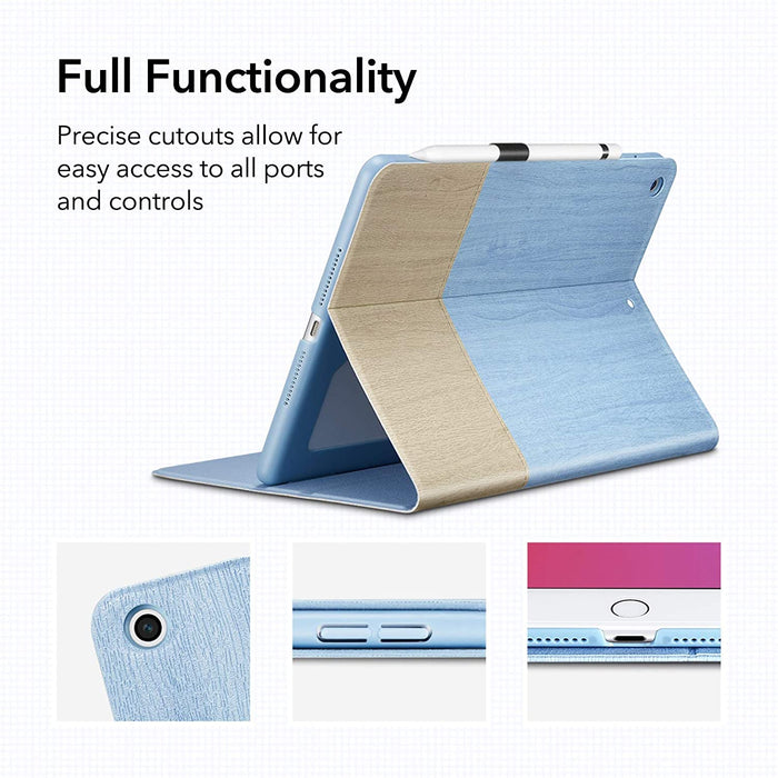 ESR for iPad 8th/7th Generation Case, Urban Premium Folio Case Sky-Tablet & iPad Cases-ESR-brands-world.ca